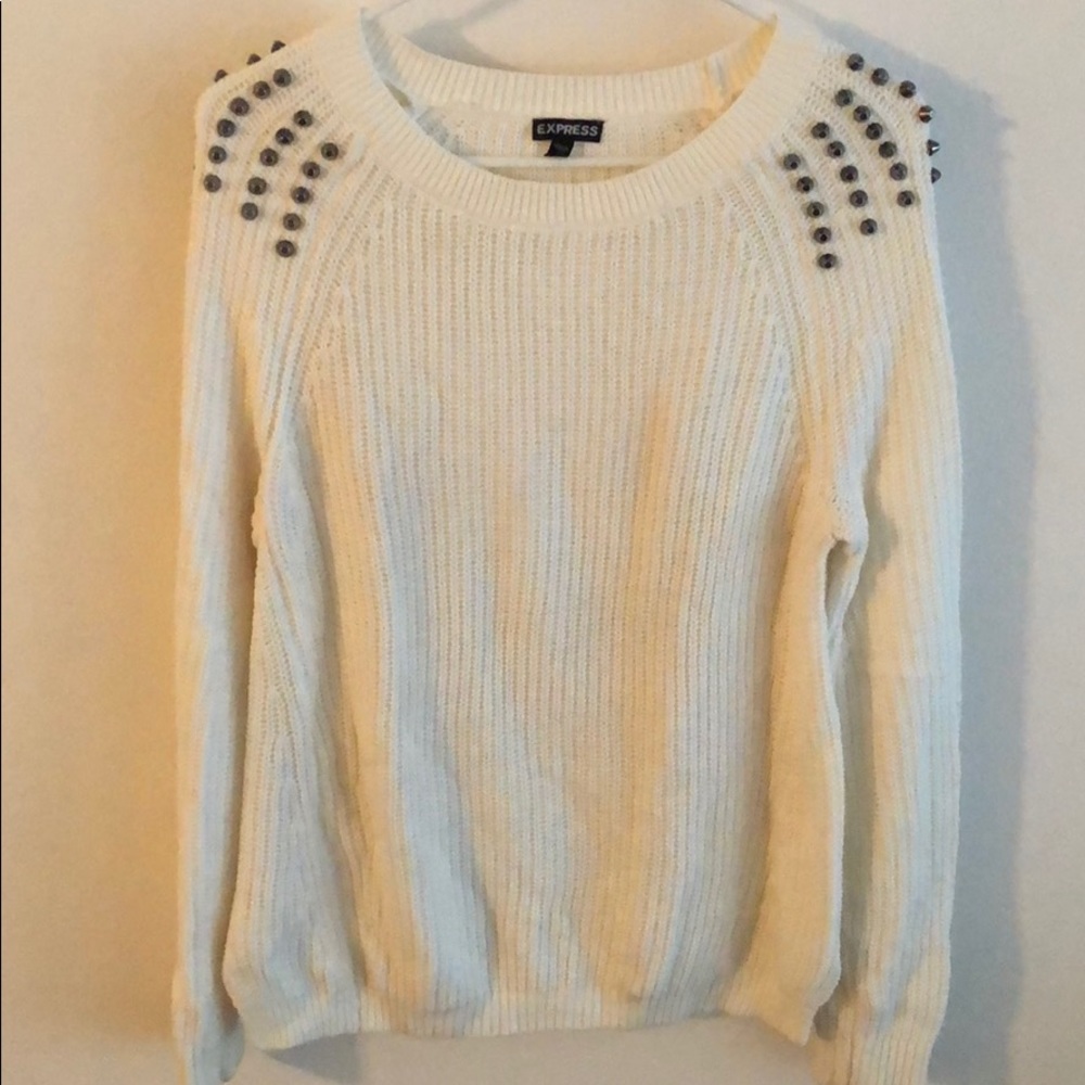 Express Embellished Sweater